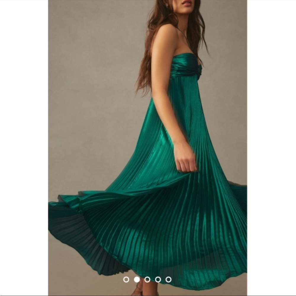 NWT Anthropologie Plisse Pleated Dress